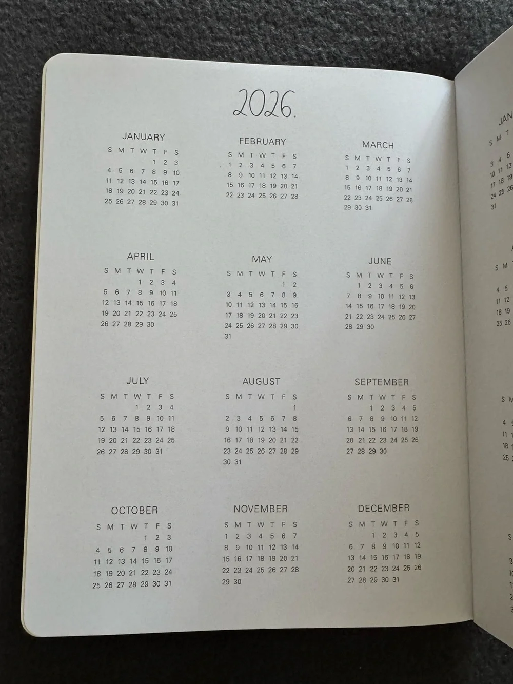 Rae Dunn 2027 Monthly Planner